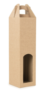 PUDEŁKO PREZENTOWE OZDOBNE WINO 97X97X330mm