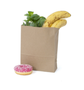 TORBA ZAKUPOWA PAPIEROWA 240X100X360 BRĄZOWA  100 sztuk (N) 