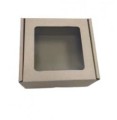 Pudełko 200x200x100mm okienko F427 dekoracyjne ozdobne pcv fefco