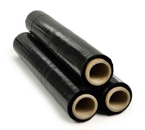 Folia Stretch czarna 23 mic