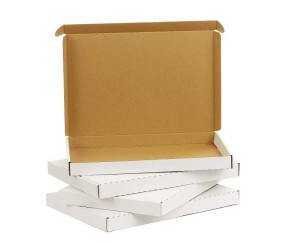 KARTON FASONOWY PUDEŁKO JEDNOSTRONNIE BIAŁY płyty książki 305x215x25mm - 20 szt.